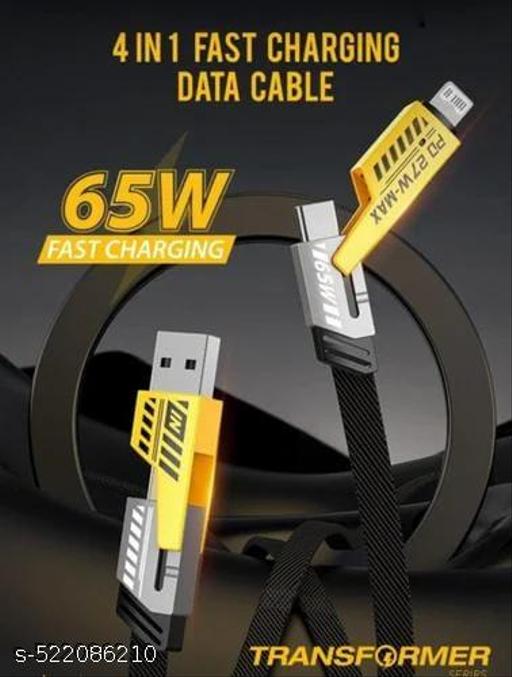 USB C Charging Cable USB C Data Cable 4 in 1 USB C to Light-ing USB C to USB A Cable USB A to Ligh-ing Cable Universal PD60W USB C Cable - Design Fasion Store