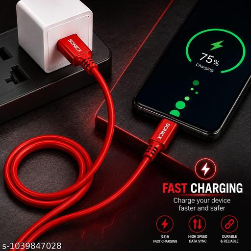 SONICX Fast Charging USB Data Cable - Design Fasion Store