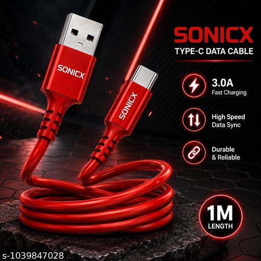 SONICX Fast Charging USB Data Cable - Design Fasion Store