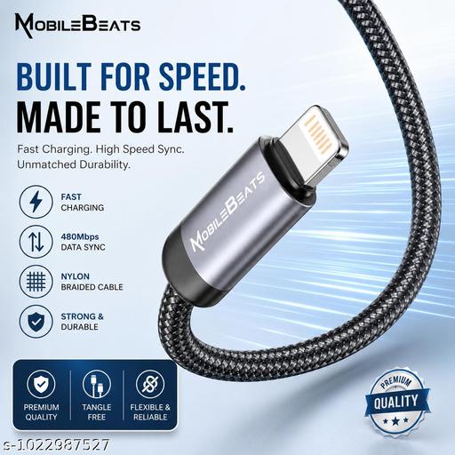 Mobilebeats C type to IOS datacable With inside copper wire for fast charging  - Design Fasion Store